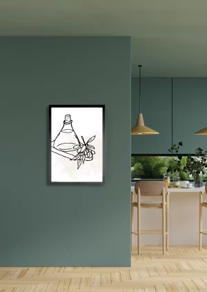 Kitchen line art 1 - Image 2