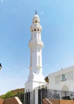 Qiblatain mosque tower Medina