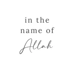 In the name of allah MC