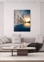 Sunset view at Mosque, Abu Dhabi - Image 2